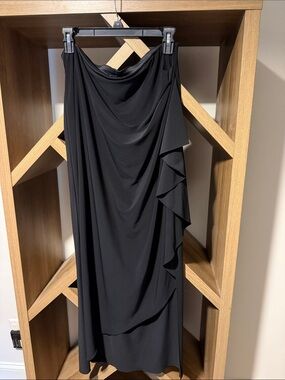 Alex evenings long side slit skirt